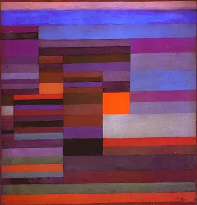 Feuer im Abend Paul Klee